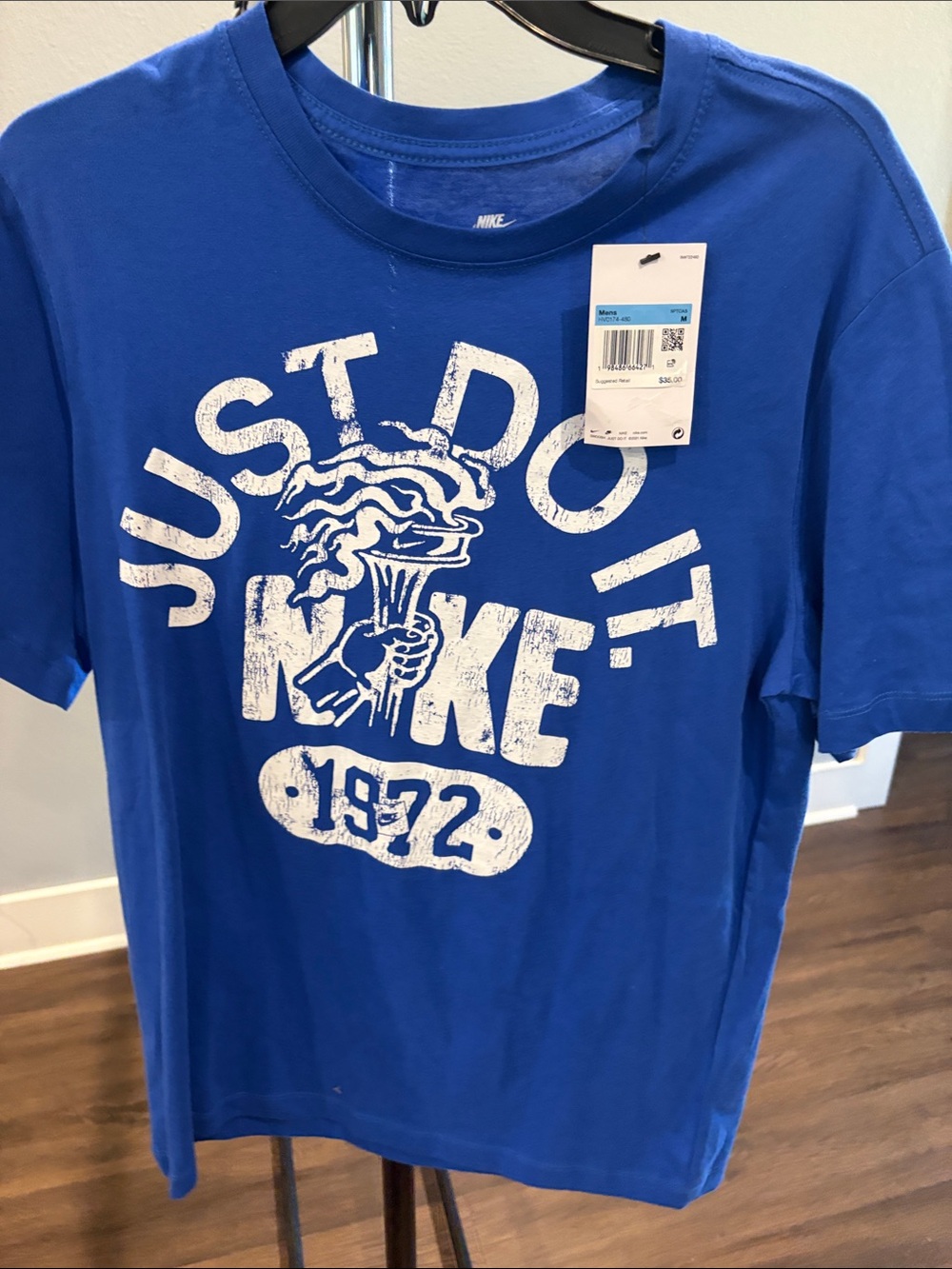 Nike Men’s Royal Blue 'Just Do It' Graphic Tee